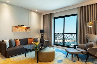 Deluxe Two-Bedroom Apartment - Living Area