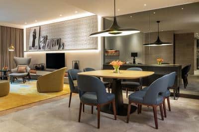 Three-Bedroom Deluxe Apartment - Dining Area
