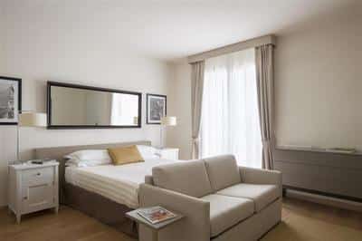Studio open space bedroom
