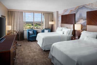 Double/Double Golf View Guest Room