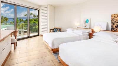 2 Queen Beds Partial Ocean View
