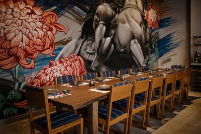 Long table at Izakaya Publico
