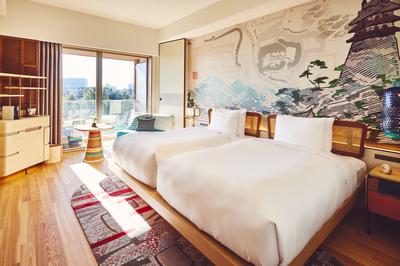 2 Twin Beds Standard Tea House View