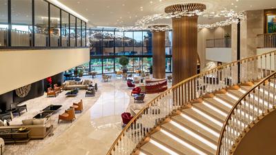 A warm welcome awaits you in the new lobby