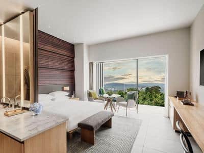 1 King Bed Hill View