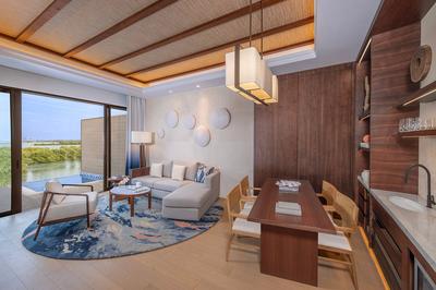 Over Water Pool Villa