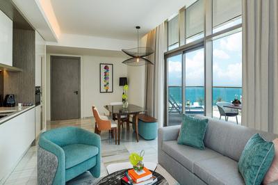 3 Bedroom Suite Dining Kitchen Balcony Palm Sea View