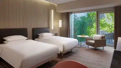 2 Twin Beds with Terrace