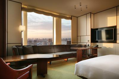 1 King Bed with Bay View