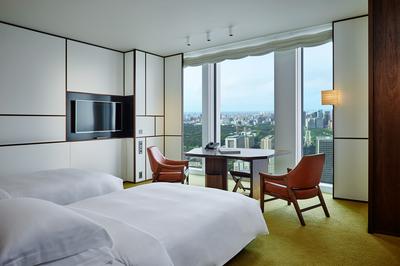 2 Twin Beds with Park View