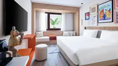 1 King Bed