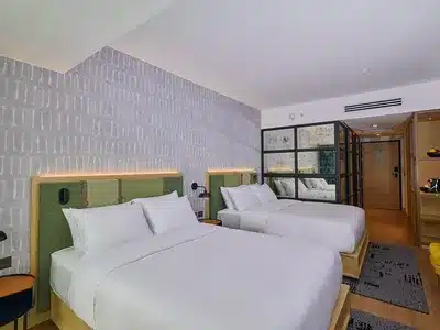 2 Queen Beds Standard High Floor