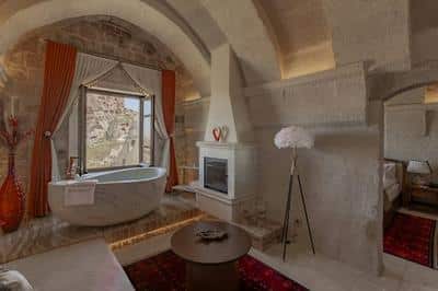 Stone Arched Luxury Suite with Balcony