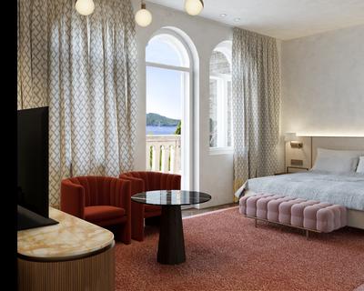 Villa Deluxe Room with Sea View and Balcony