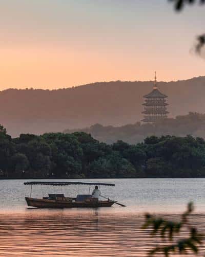 West Lake by Boat