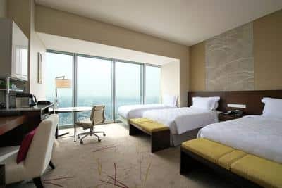 Deluxe with 1 Rollaway Bed, 2 Twin, City View
