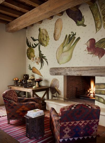 Kitchen Fireplace