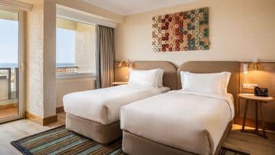 2 Twin Beds Sea View
