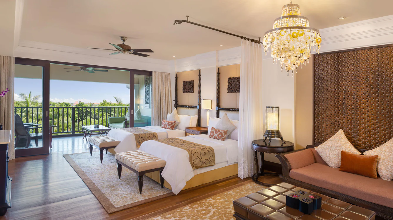 St Regis Suite, 1 Bedroom Suite, 2 Double, Garden View