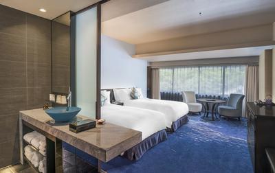 Suigetsu Guest Room, 2 Twin/Single Bed(s), Arashiyama View, Mountain View
