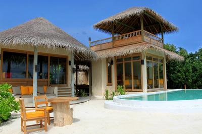 Two Bedroom Lagoon Beach Villa with Pool