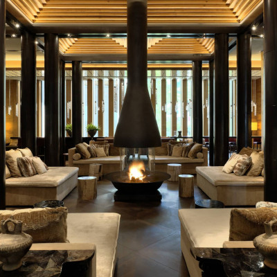 The Bar & Living Room