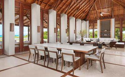 Four Bedroom Deluxe Beach Sala Villa - Dining Area
