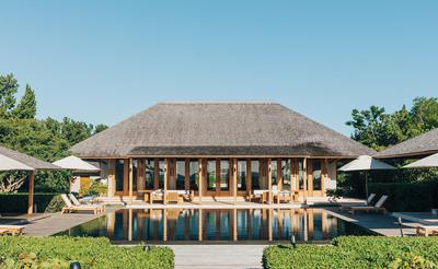 Four Bedroom Beach Sala Villa - Living Pavilion & Swimming Pool