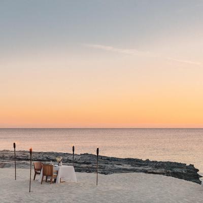Private Beach Dining