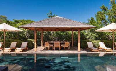Four Bedroom Beach Path Tranquility Villa - Dining Sala