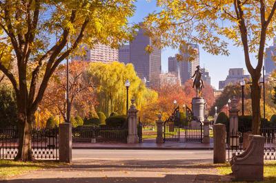 Boston Public Garden Autumn