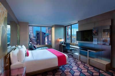 Cool Corner Times Square View Guest Room