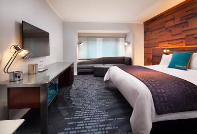 Cozy Guest Room, 1 King, Limited View, Low Floor