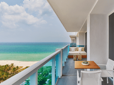 3-Bedroom Ocean View Penthouse with Balcony