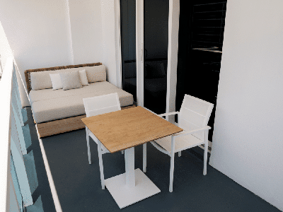 Ocean Front One Bedroom Suite with Balcony