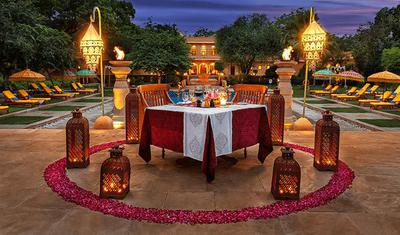 Poolside Dinner