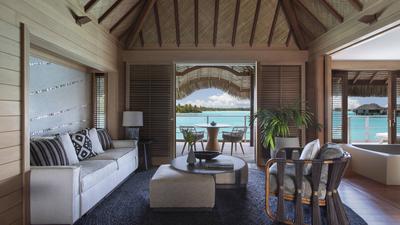 1 Bedroom Beach-View Overwater Bungalow Suite / 1 Bedroom Lagoon-View Overwater Bungalow Suite / 2 Bedroom Herenui Overwater Bungalow Suite with Plunge Pool