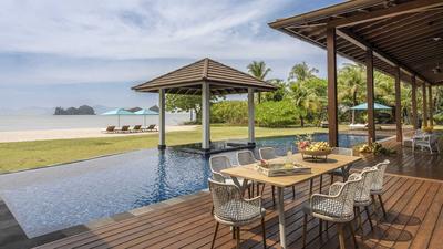 Imperial Five-Bedroom Beach Villa with Pools