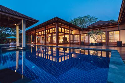 Imperial Five-Bedroom Beach Villa with Pools