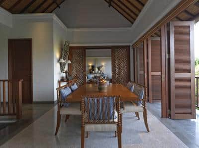 Two Bedroom Maisonette Pool Villa Dining Area
