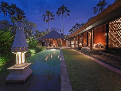 One Bedroom Pool Villa Pool View Evening