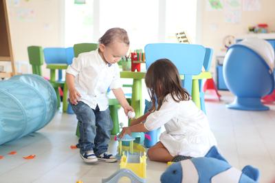 Playing at Kids Club