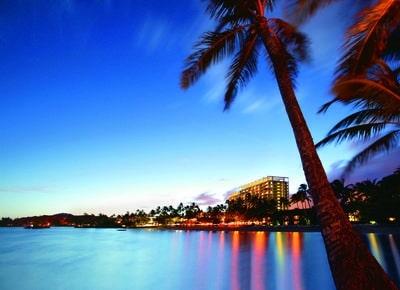 Resort Exterior at Dusk