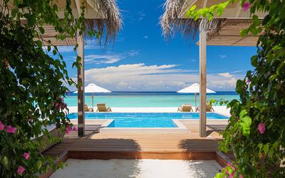Two-Bedroom Family Beach Villa with Pool