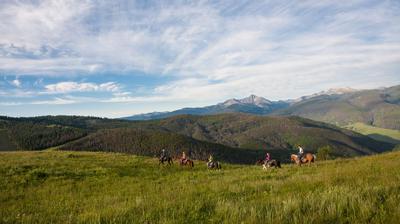 Horse riding Colorado Rockies