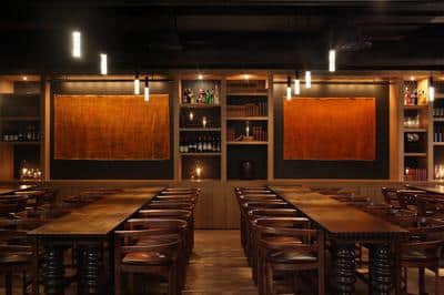 The Bar Downstairs and Kitchen