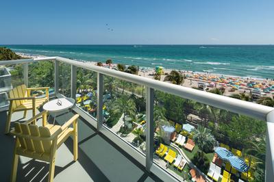 1 King Bed Oceanfront with Balcony