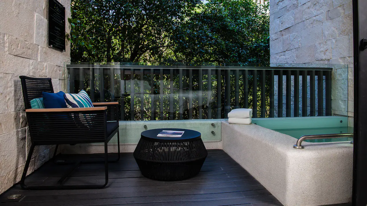 Two Queen Beds with Mini Plunge Pool