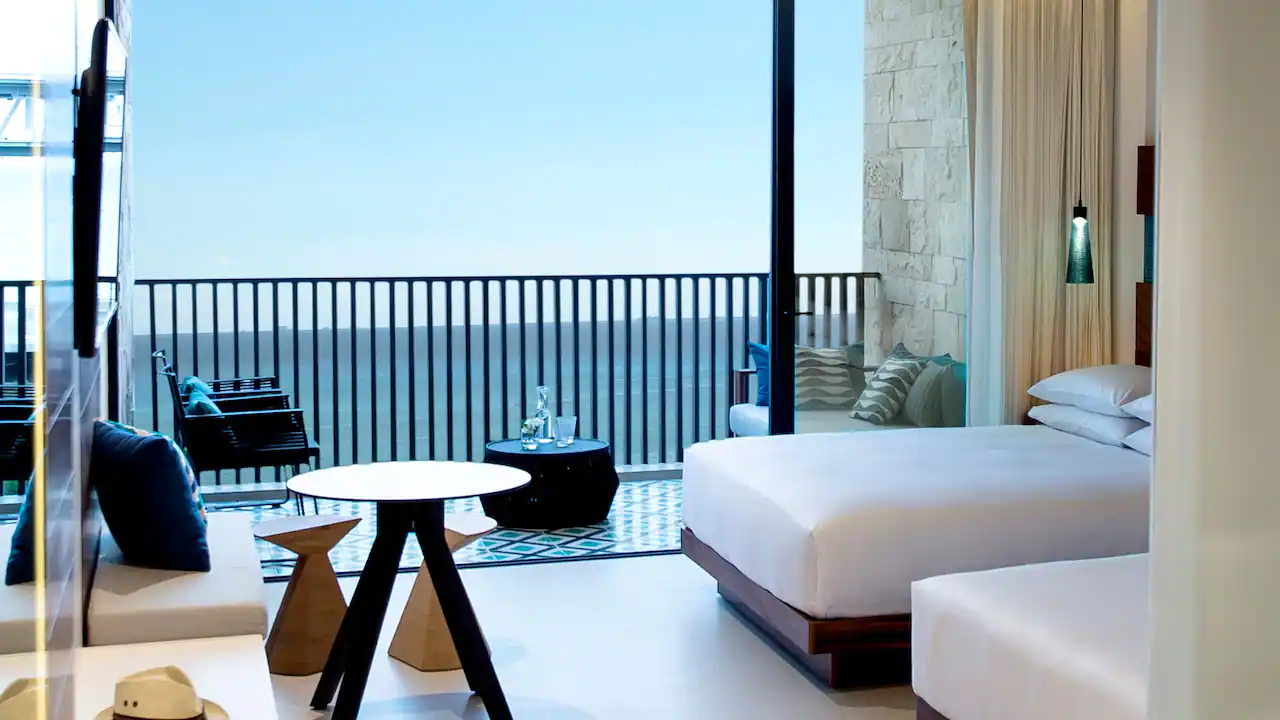 Ocean Front with Two Queen Beds