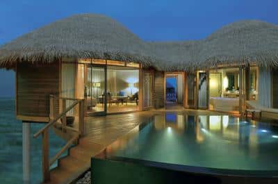 Water Villa at Night